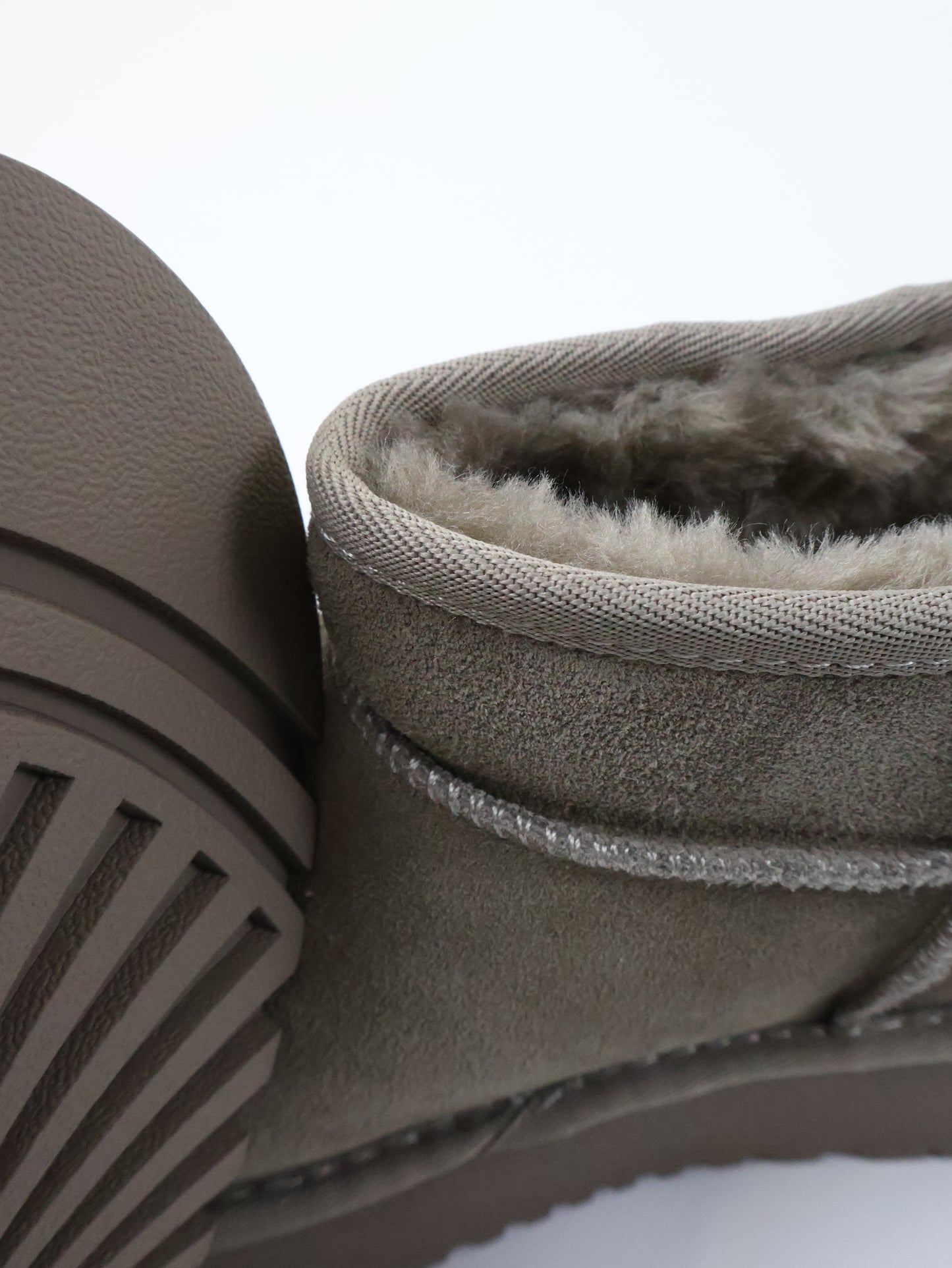 Bobi Boot Taupe Mini - Echtes Leder