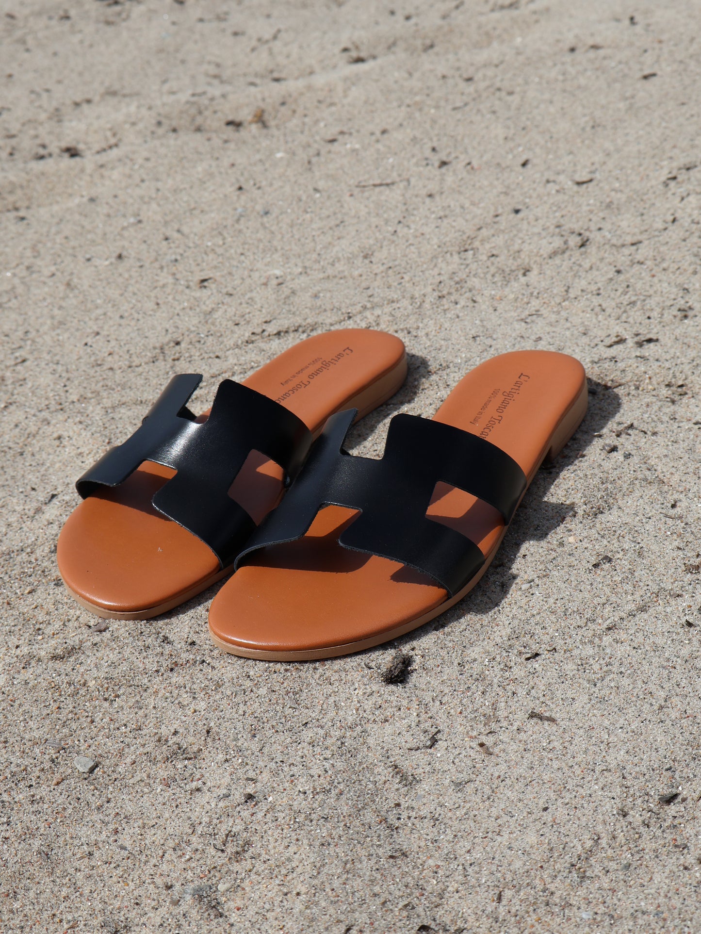 Toscana Sandale Schwarz