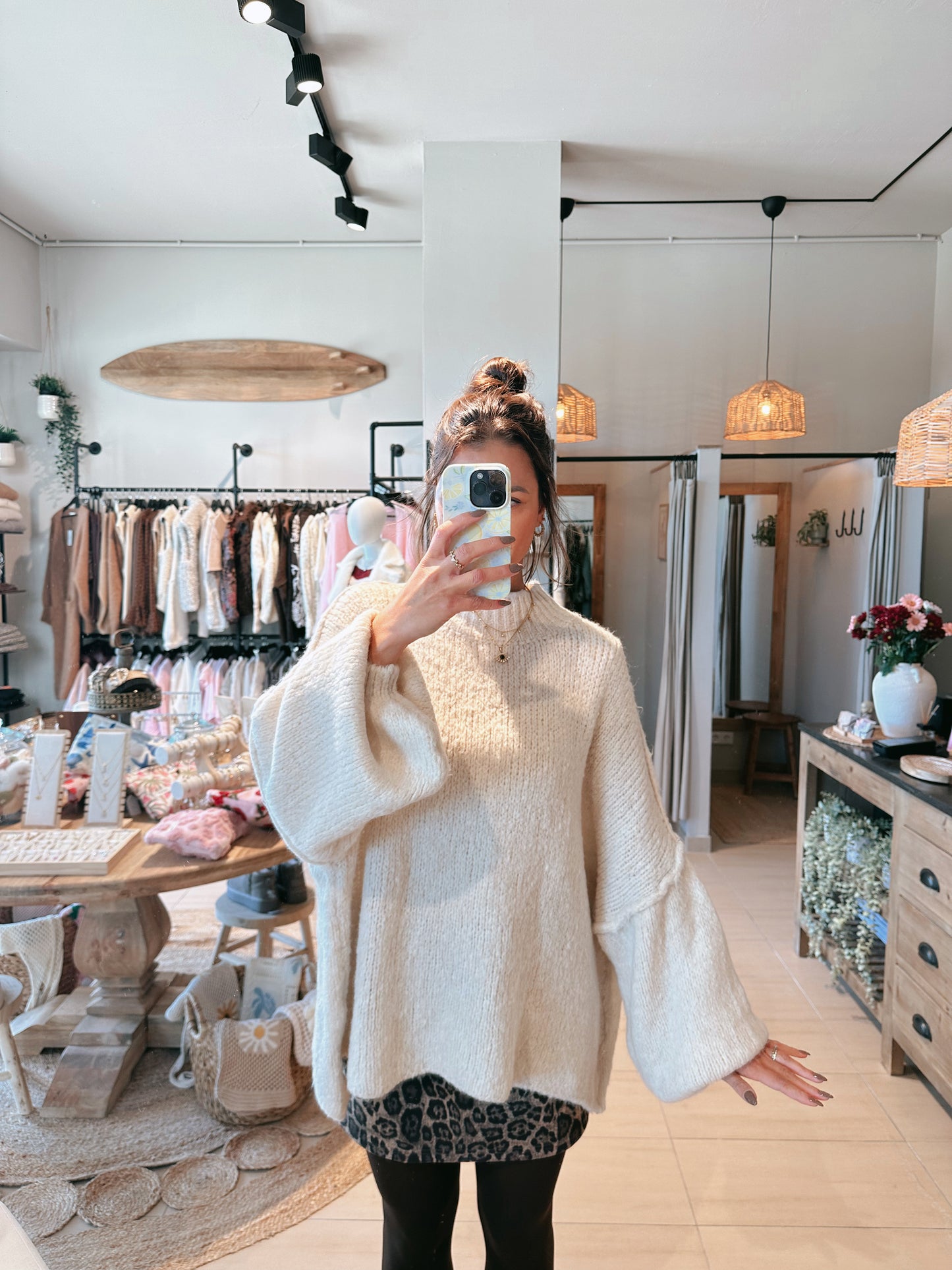 Cindy Oversize Pullover Creme