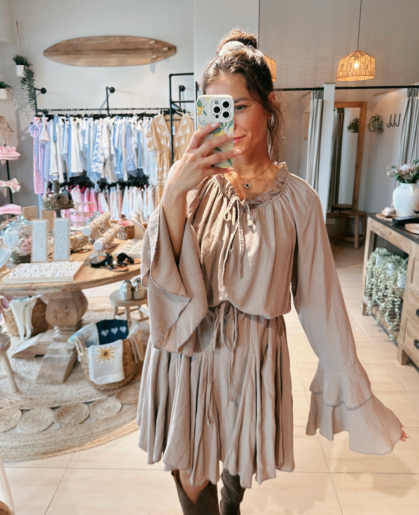 Bella Kleid Marron