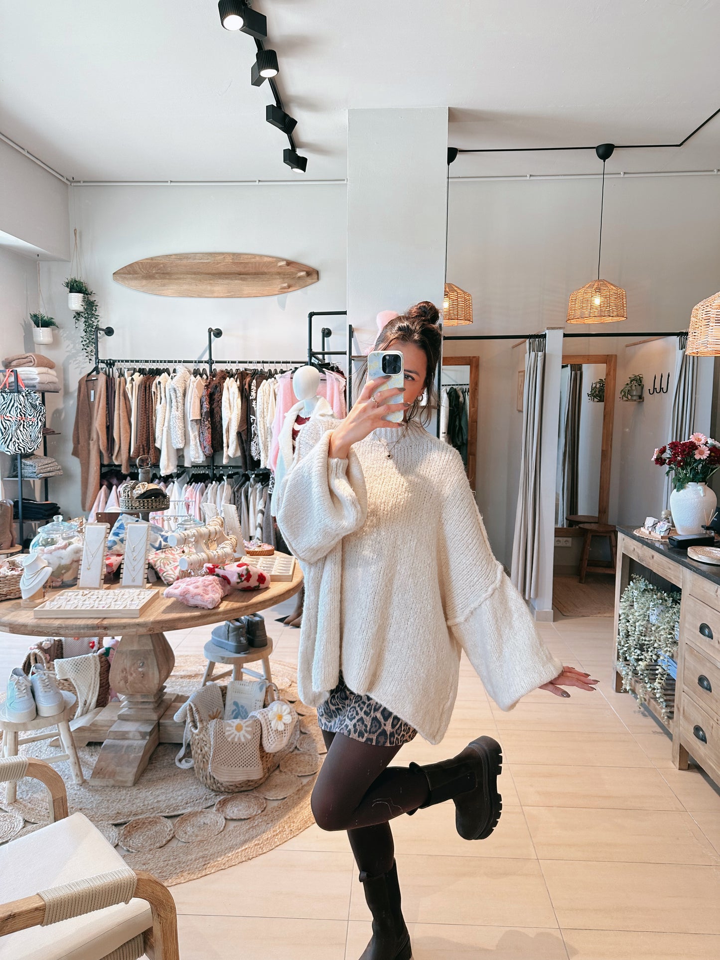 Cindy Oversize Pullover Creme