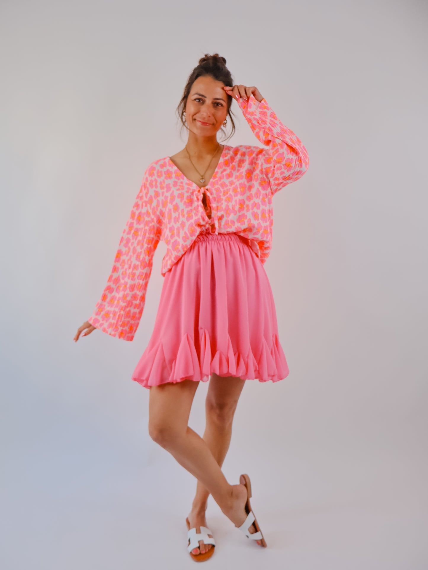 Nora Satinrock Pink