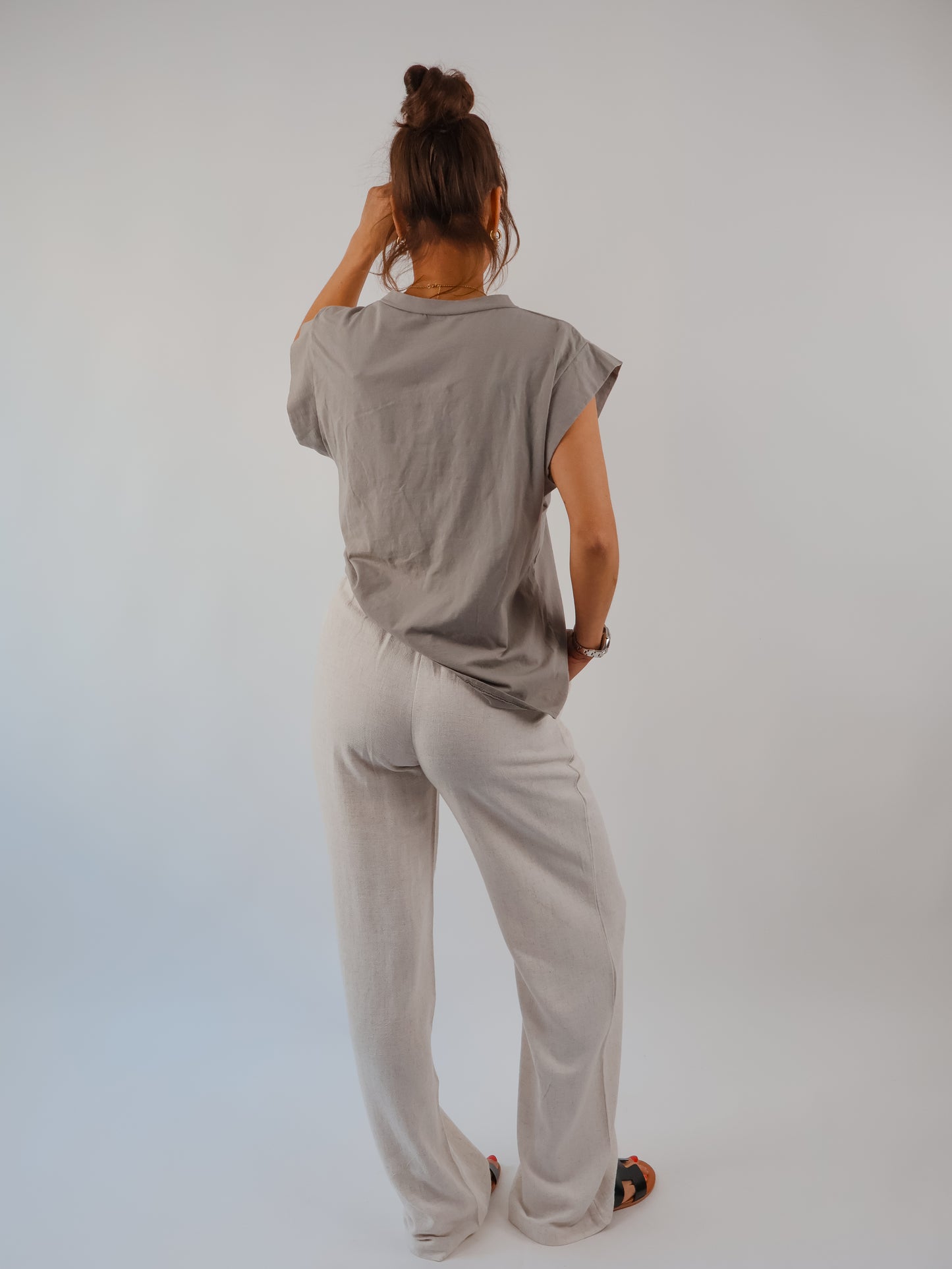 Baumwollshirt Grau