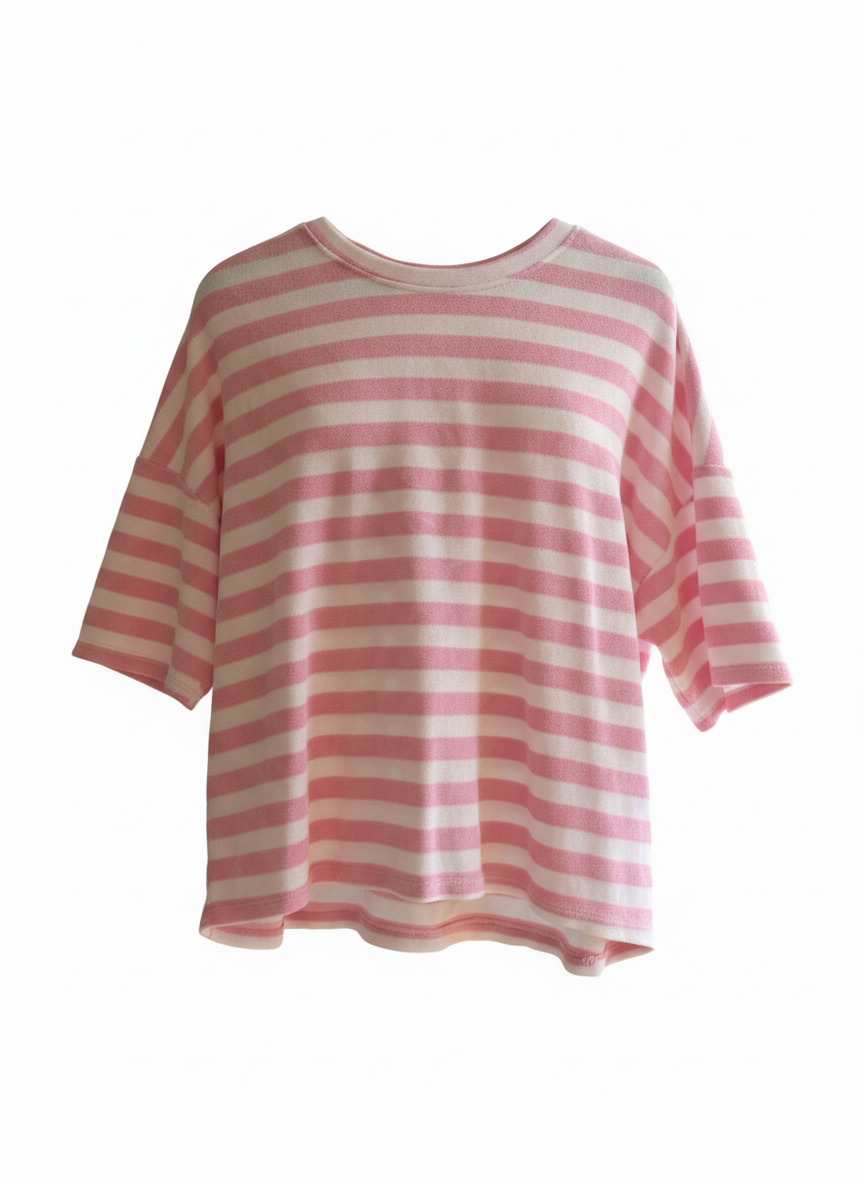 Stripes Oversize Shirt Candy