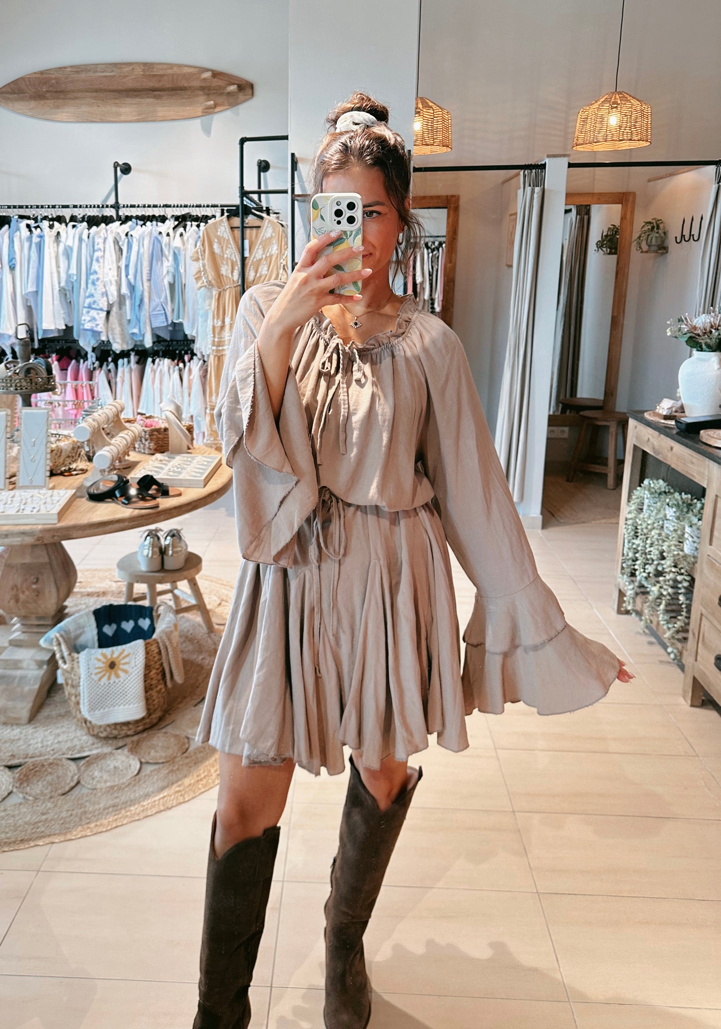 Bella Kleid Marron