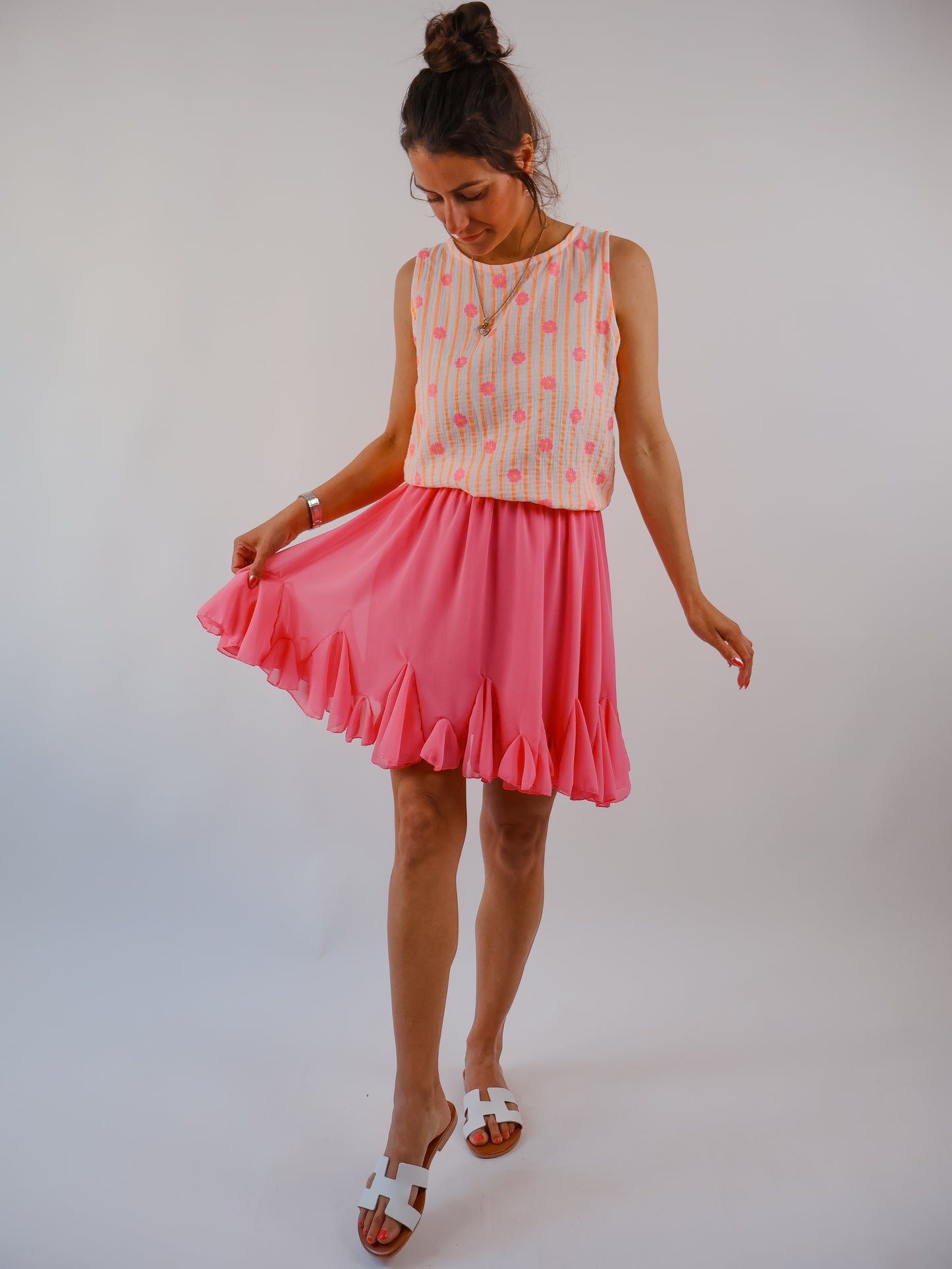 Nora Satinrock Pink