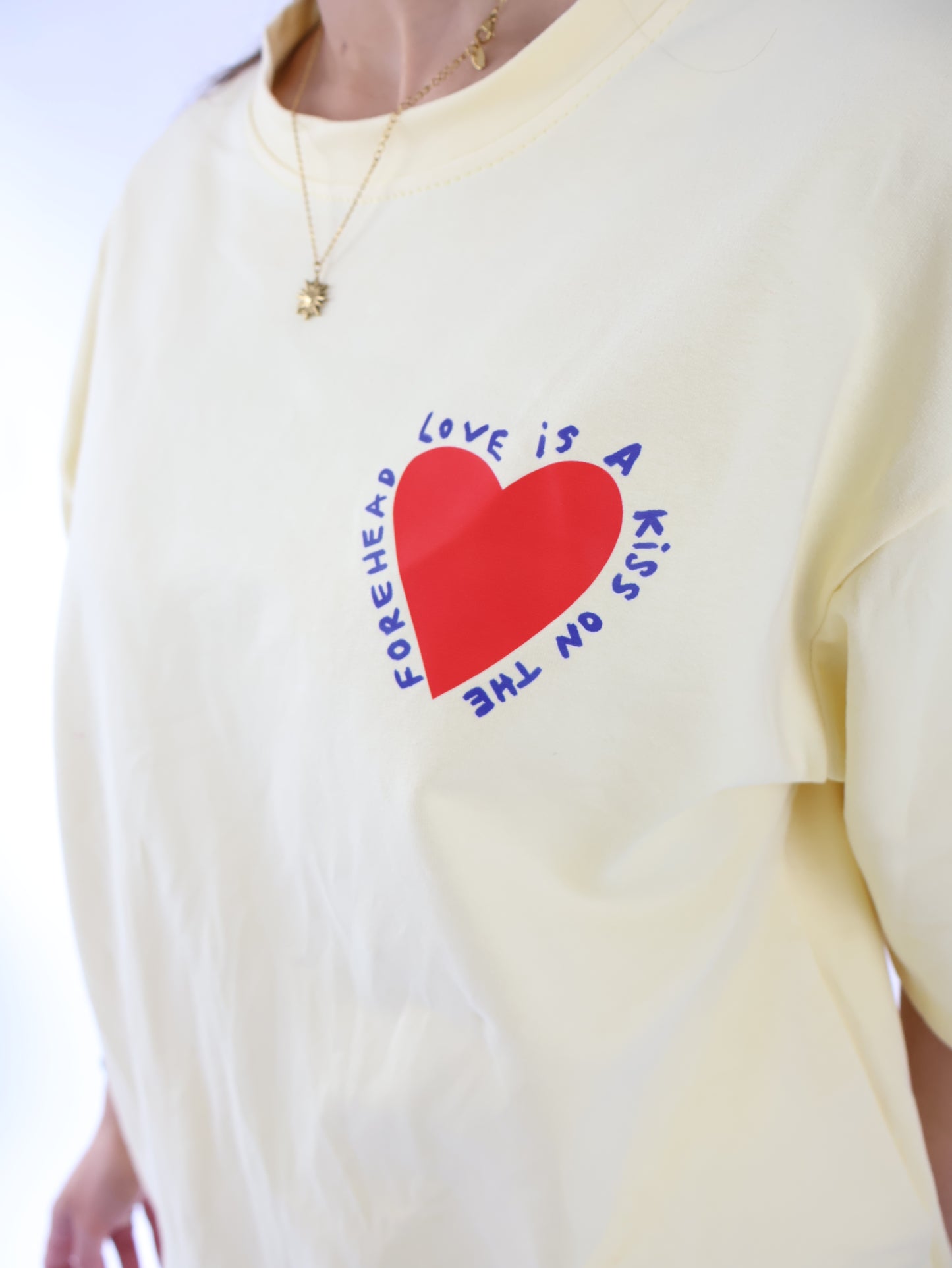 Love is a Kiss Shirt Citrus