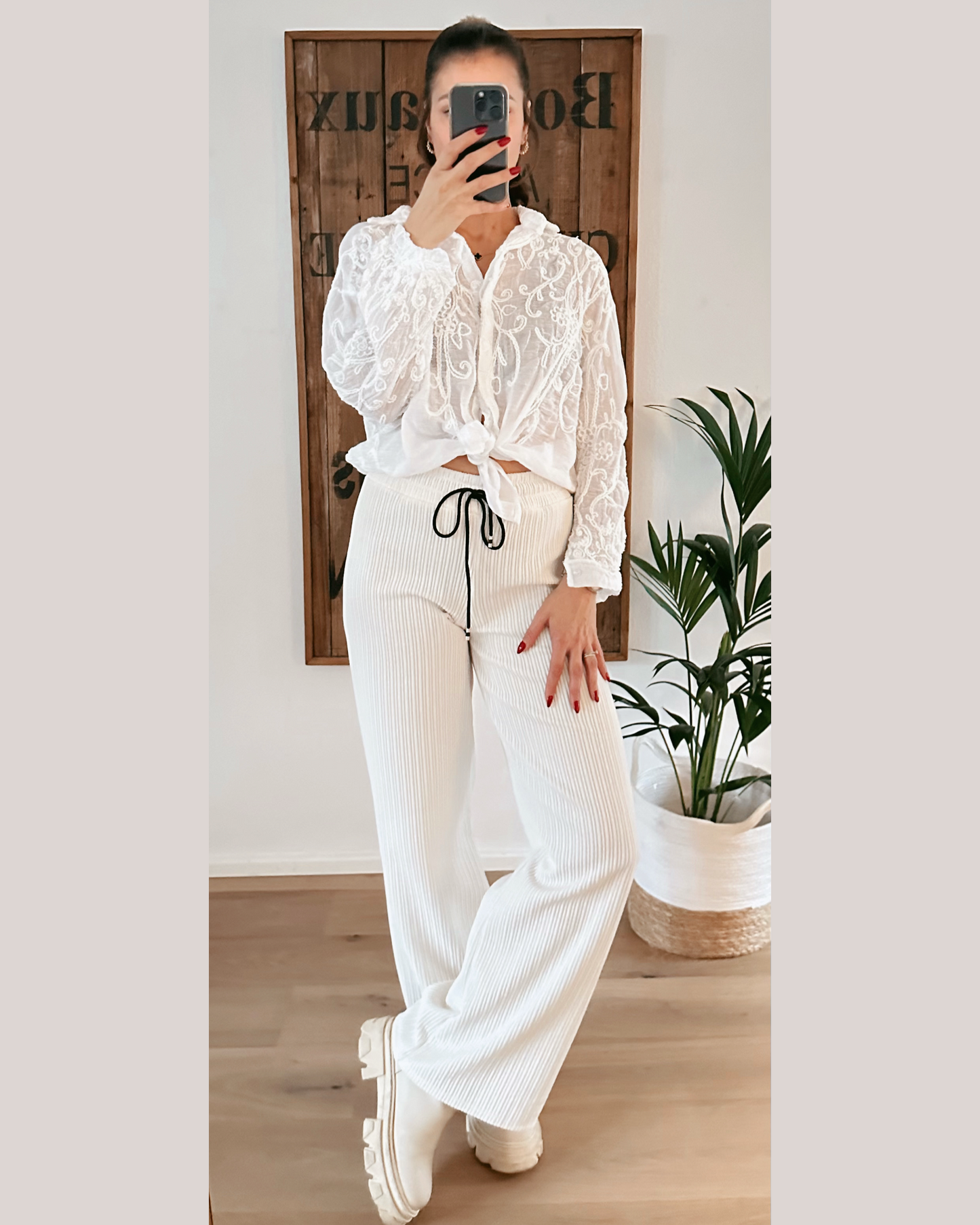 Laya Bluse Weiß