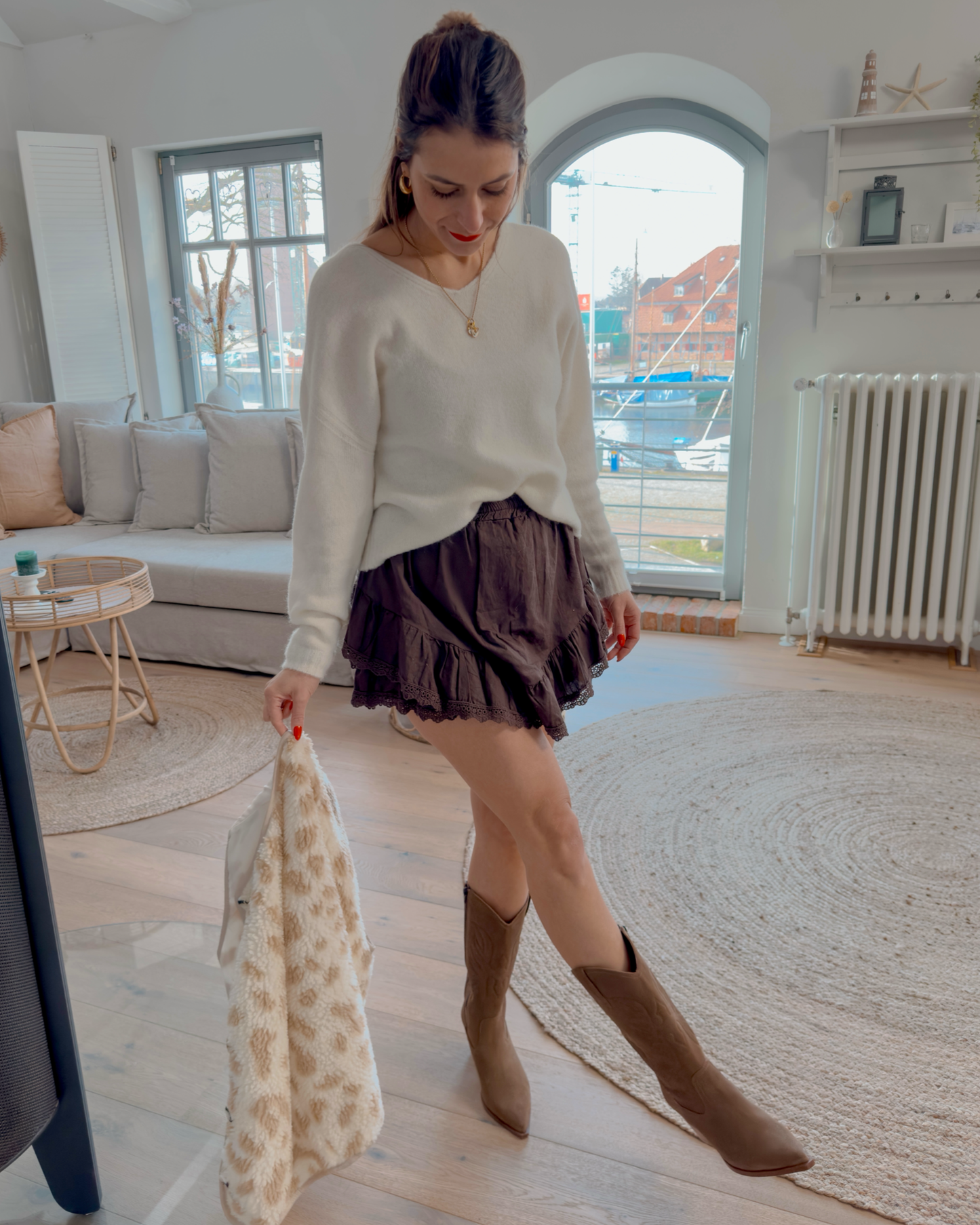 Cowboy Boots Camel - Echtes Leder