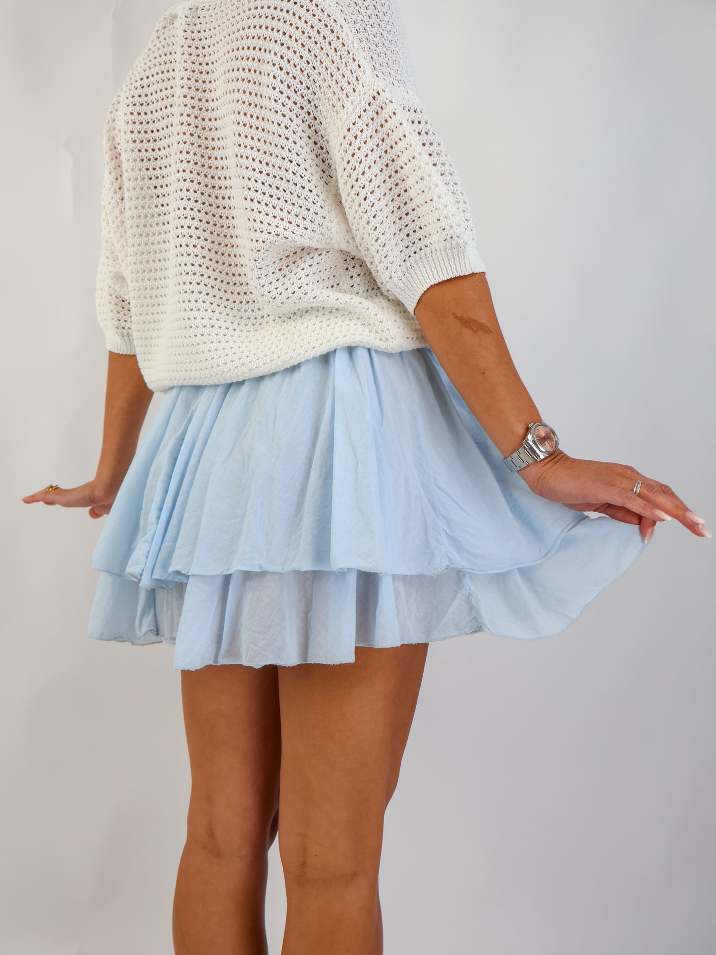 Maily Häckelshirt Offwhite