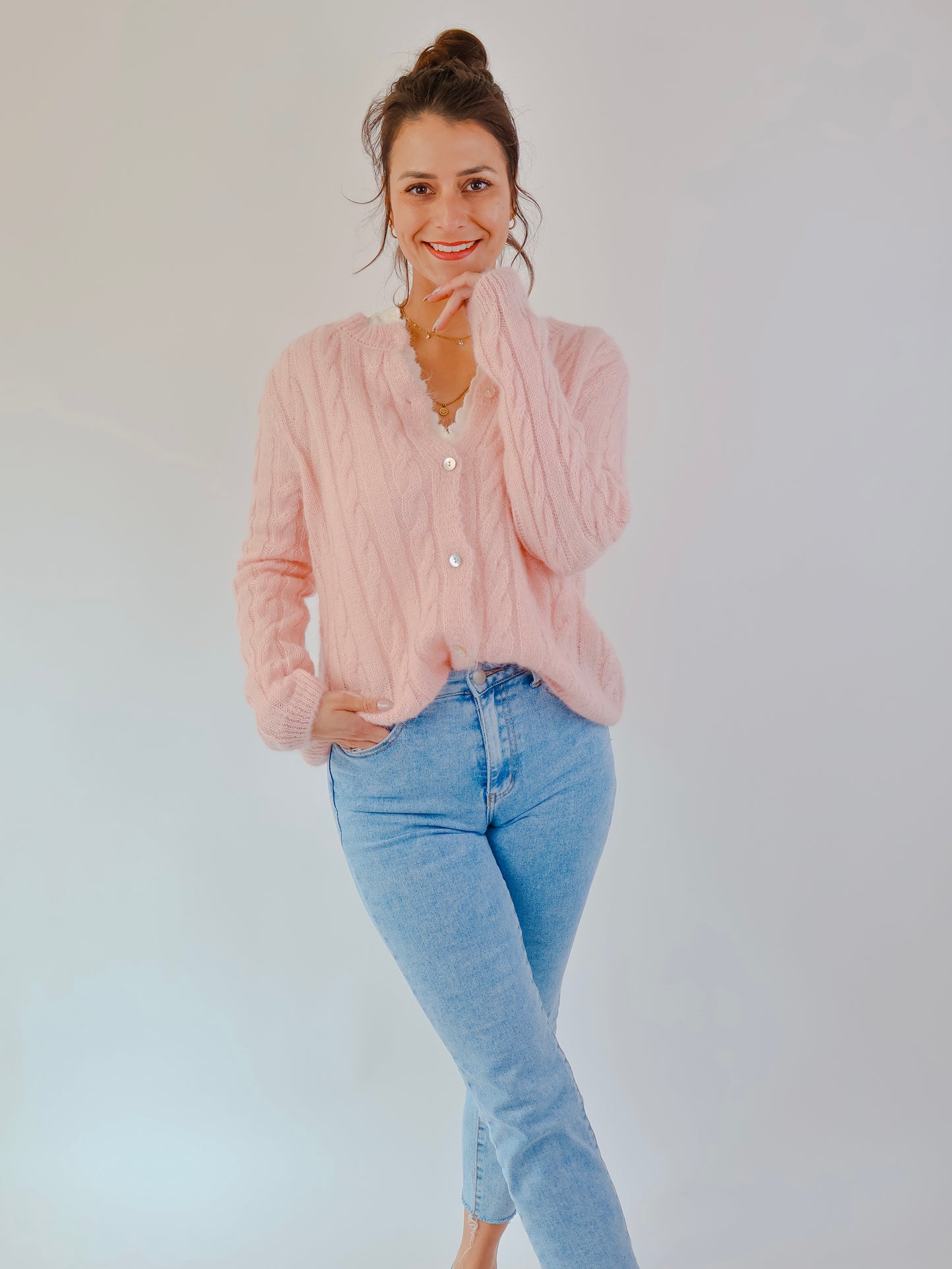 Antonella Strickjacke Blush