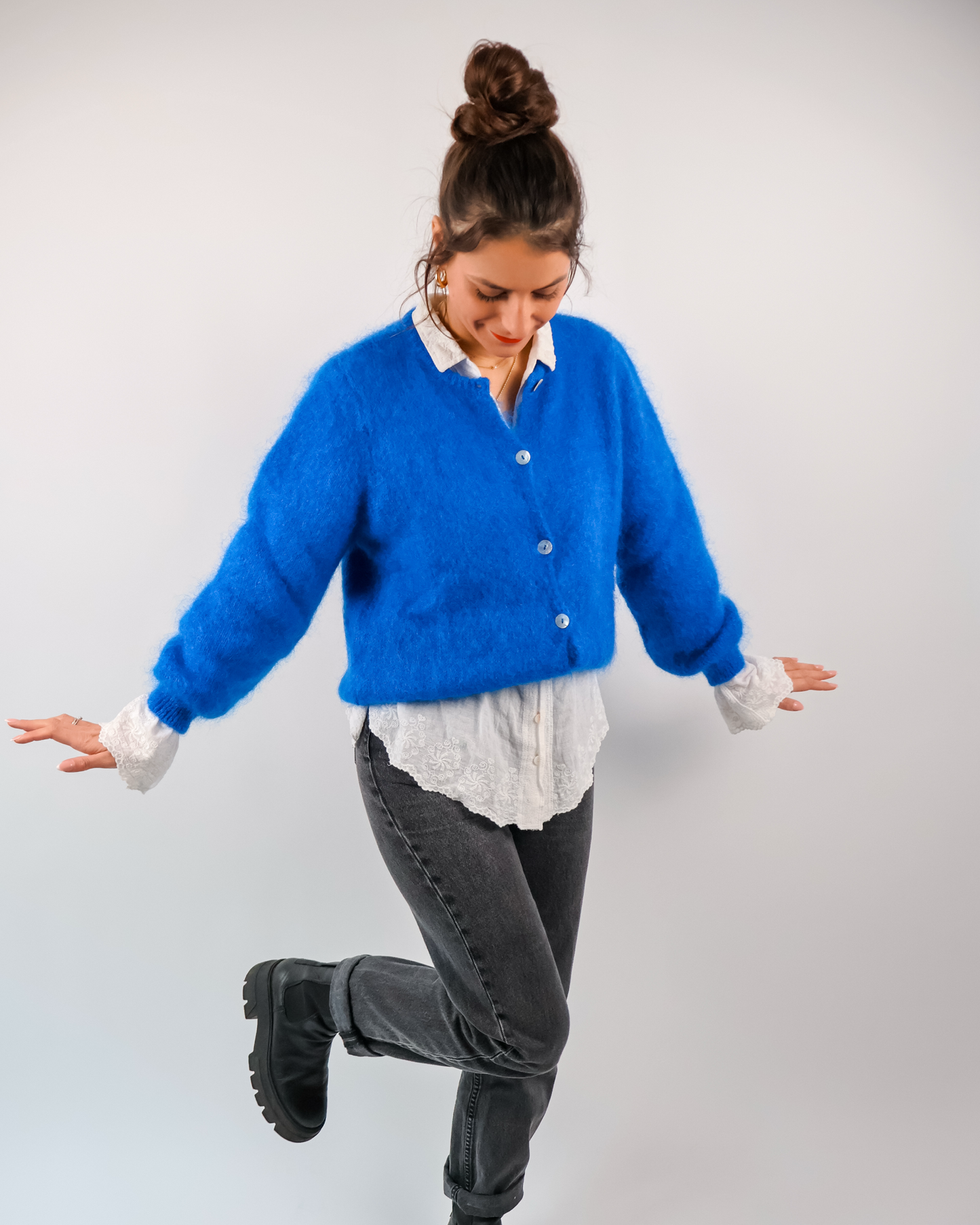 Mohair Jacke Kobold