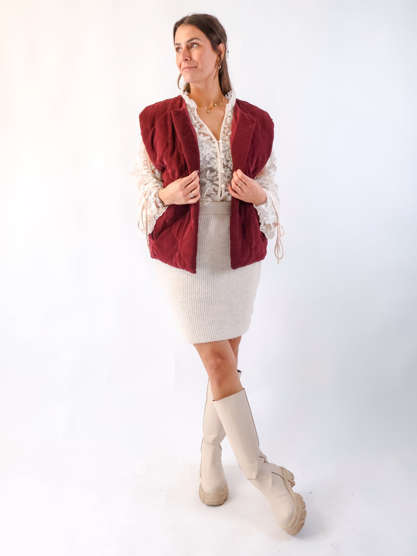 Kord Weste Bordeaux