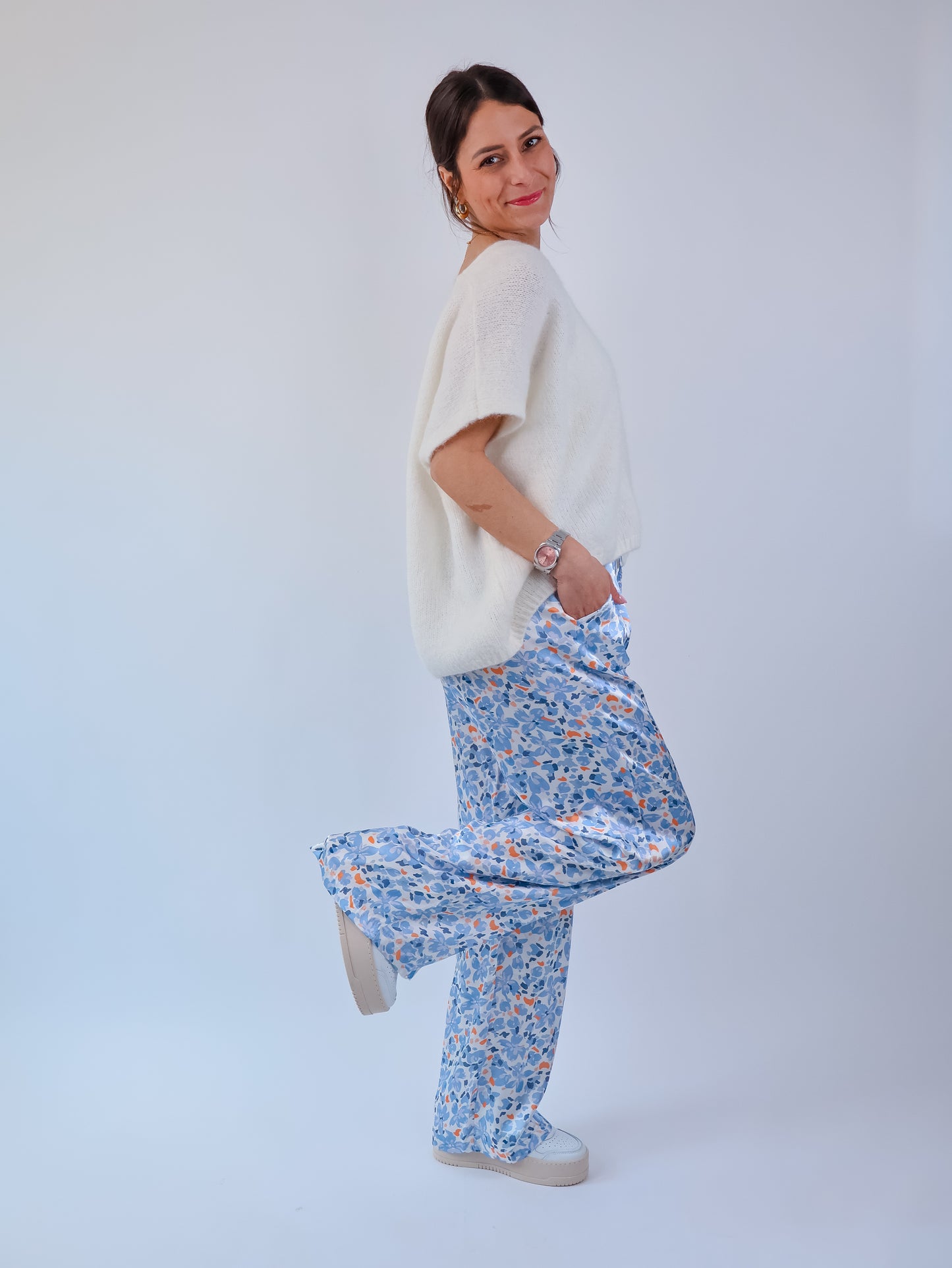 Blooming Hose Hellblau