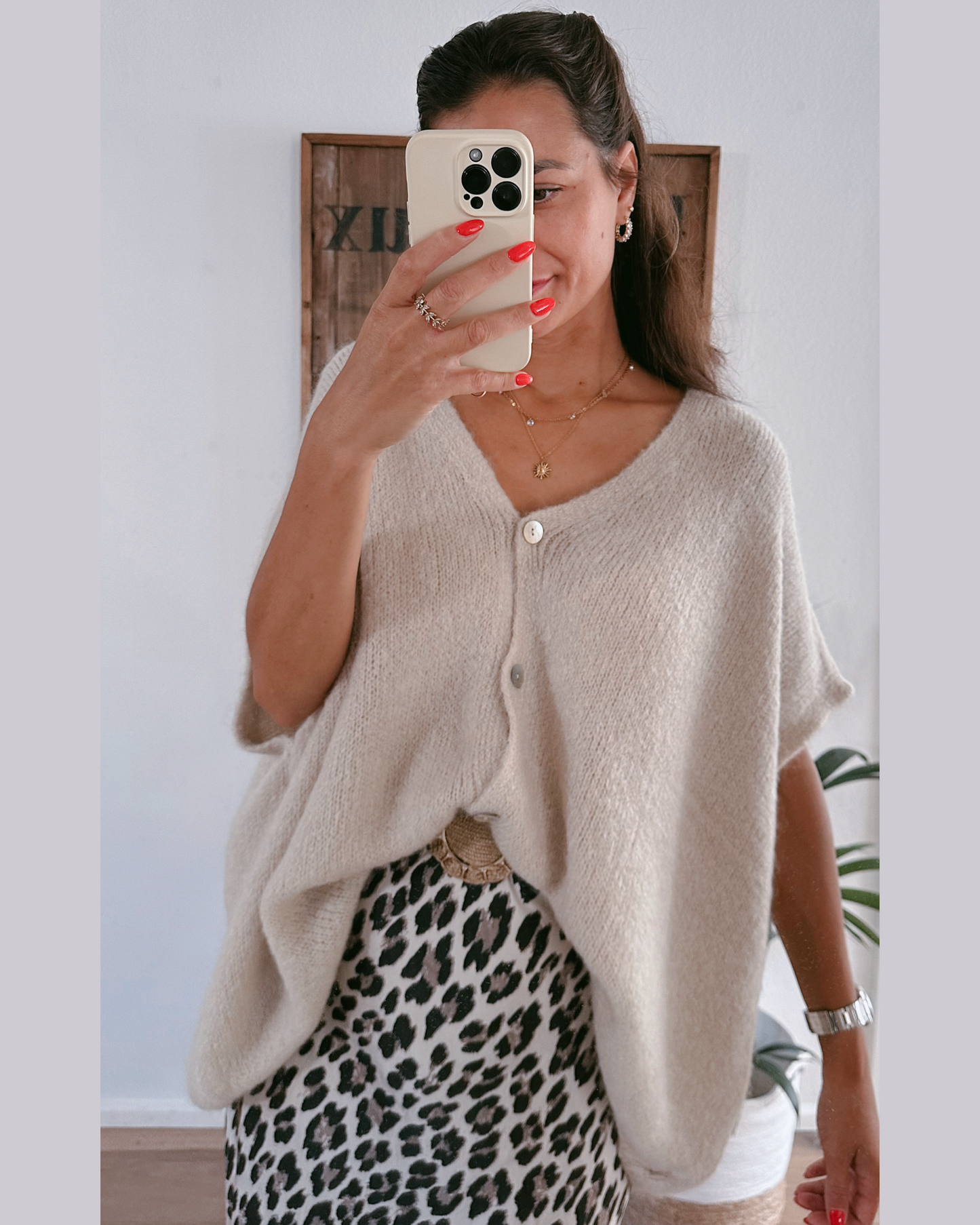 Luna Soft Oberteil Beige