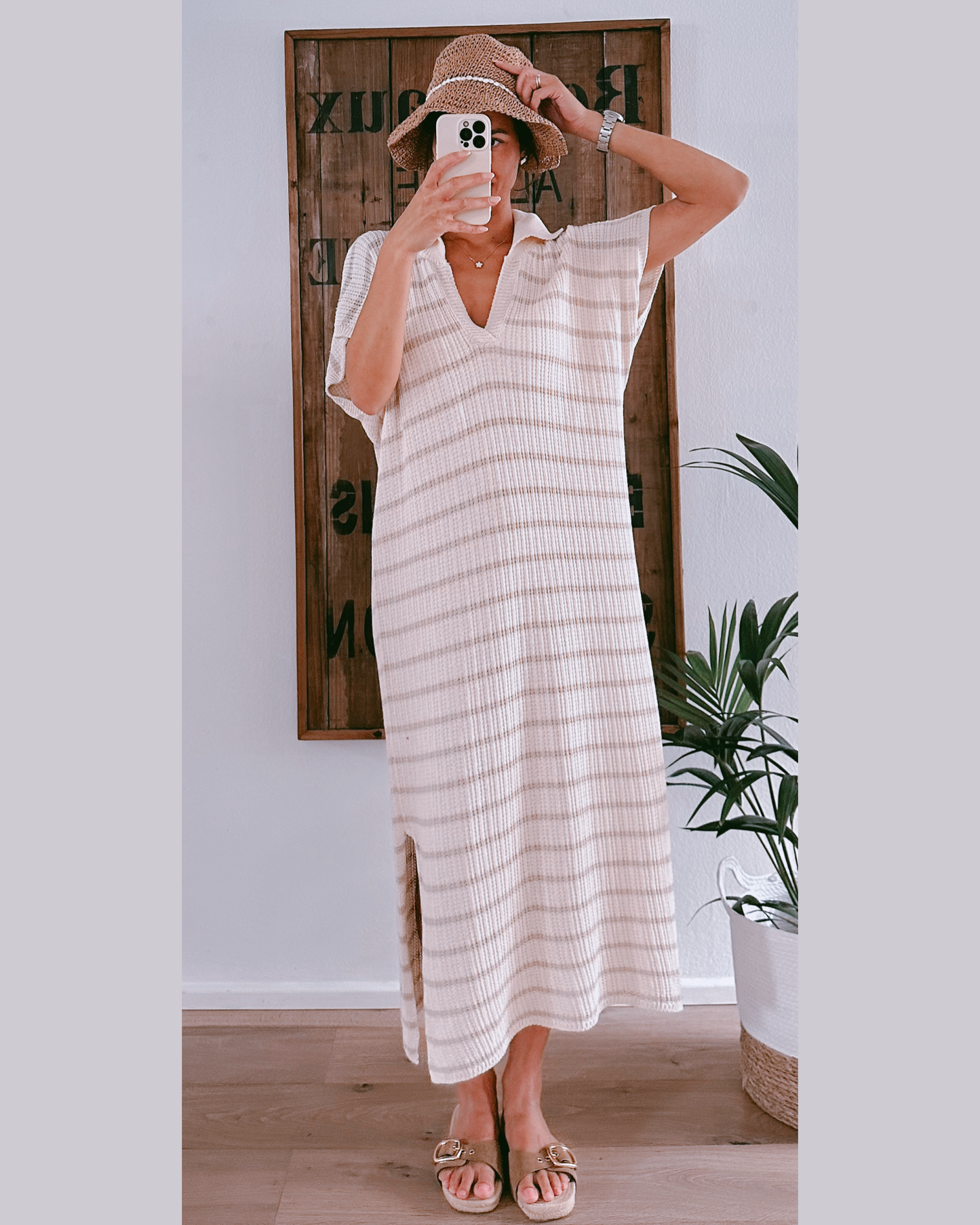 Palermo Strickkleid Beige