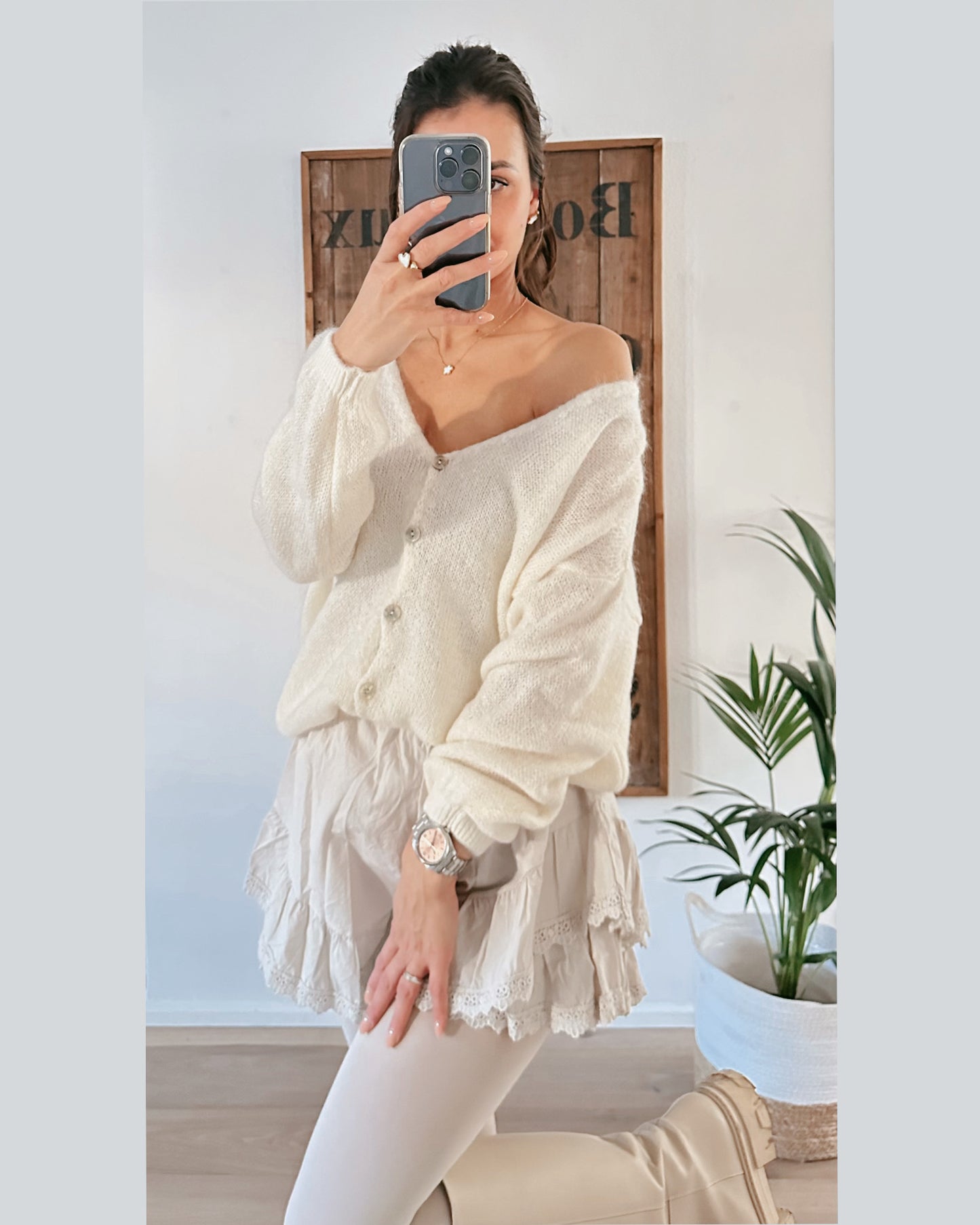 Vivi Cardigan Beige
