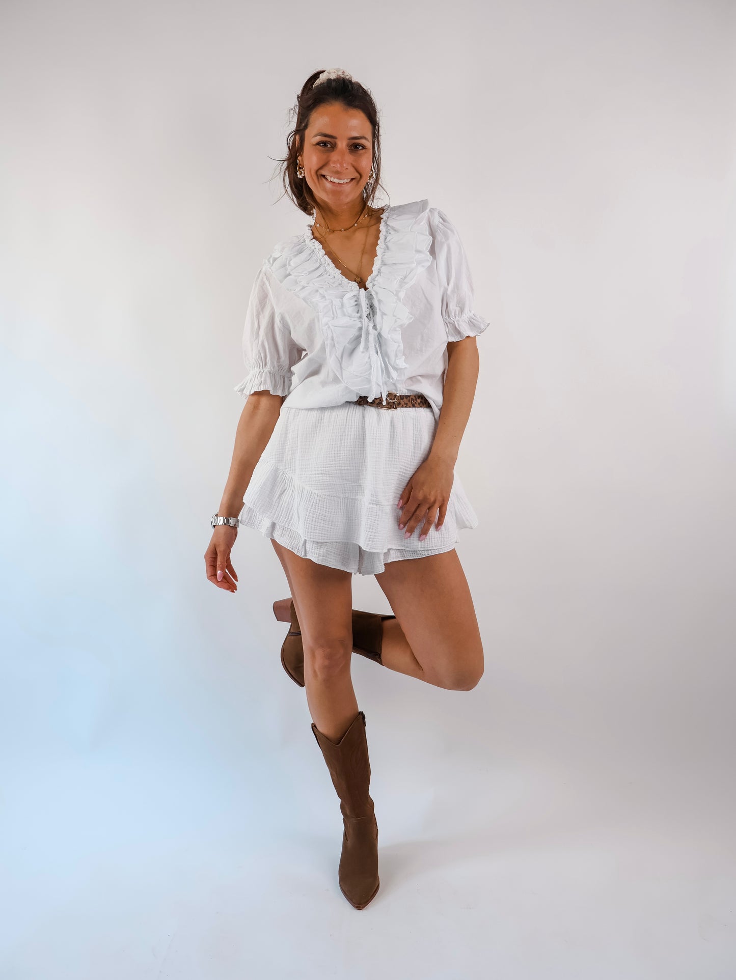 Edith Bluse Weiß