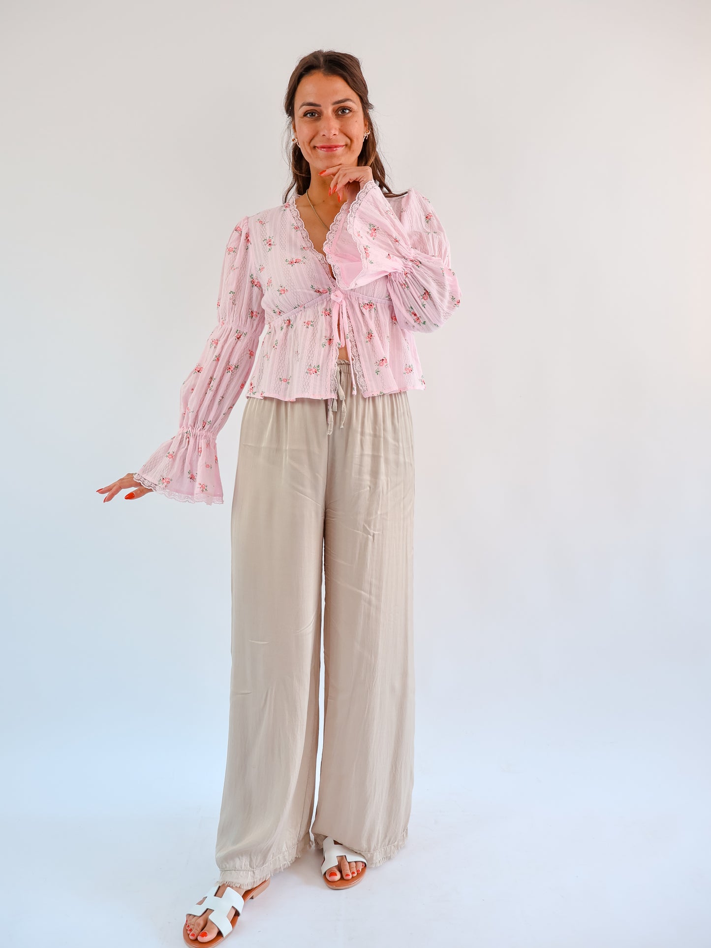 Emilia Bluse Rosa