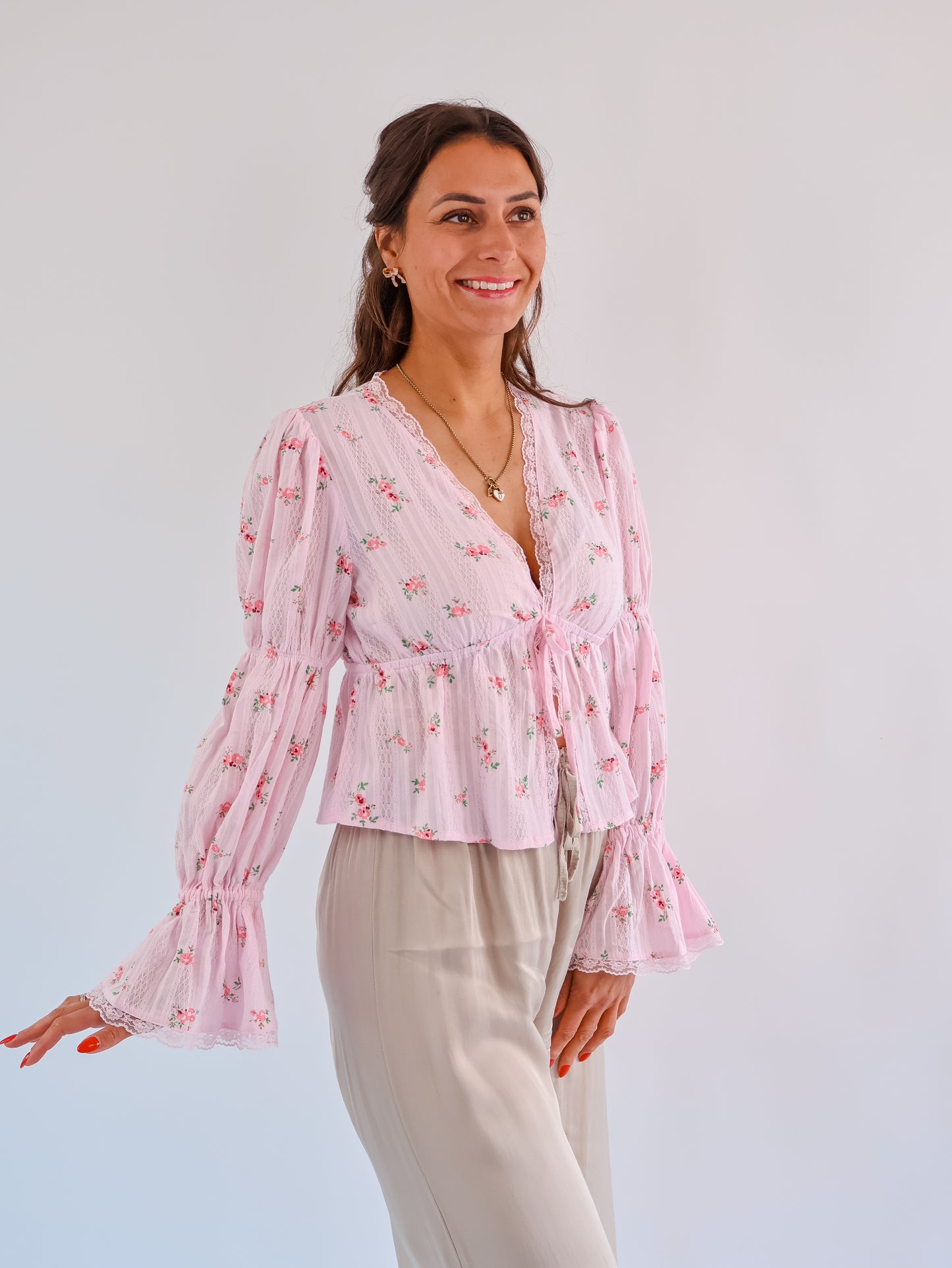 Emilia Bluse Rosa