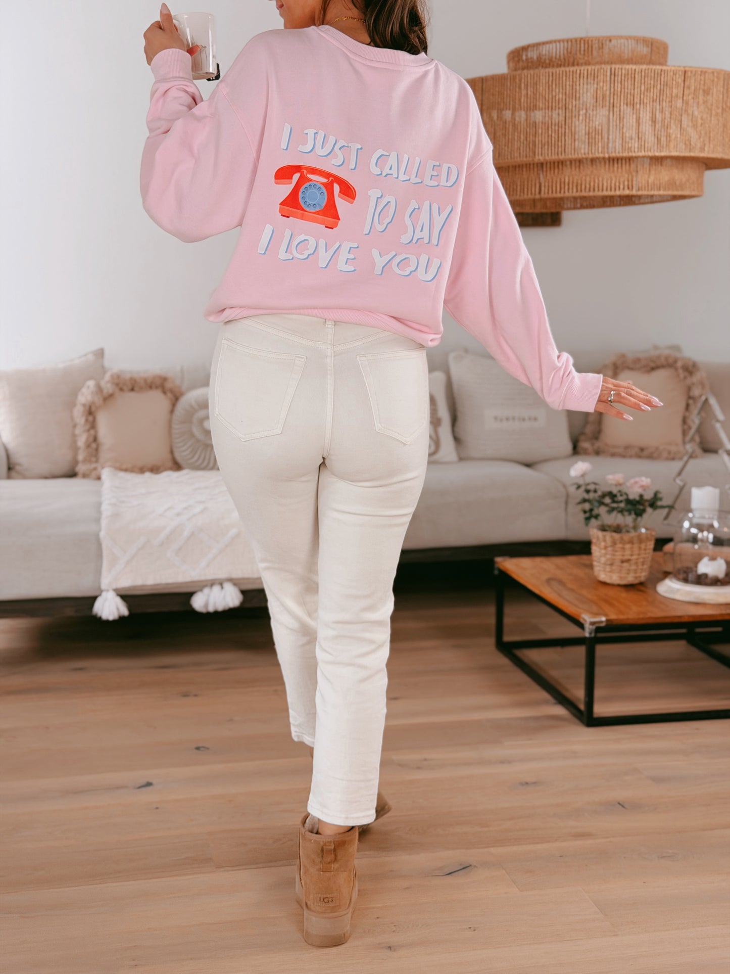 Smith&Soul Backprint Sweatshirt Rosa