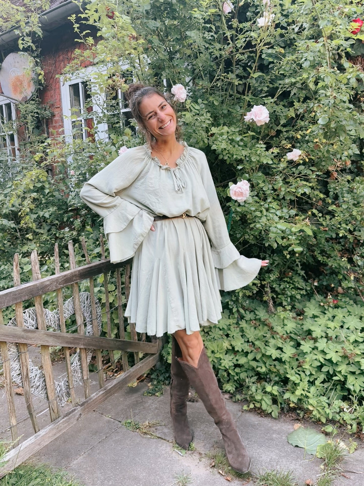 Bella Kleid Eukalyptus