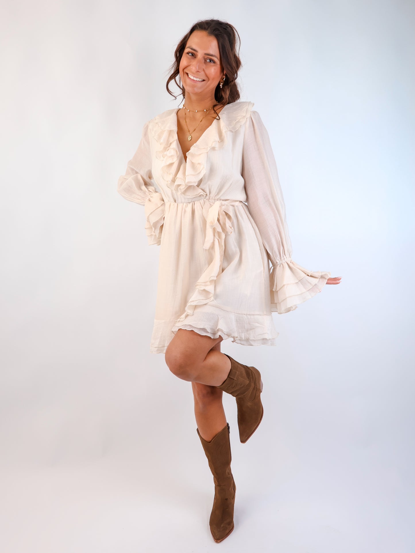 Aurelia Kleid Creme