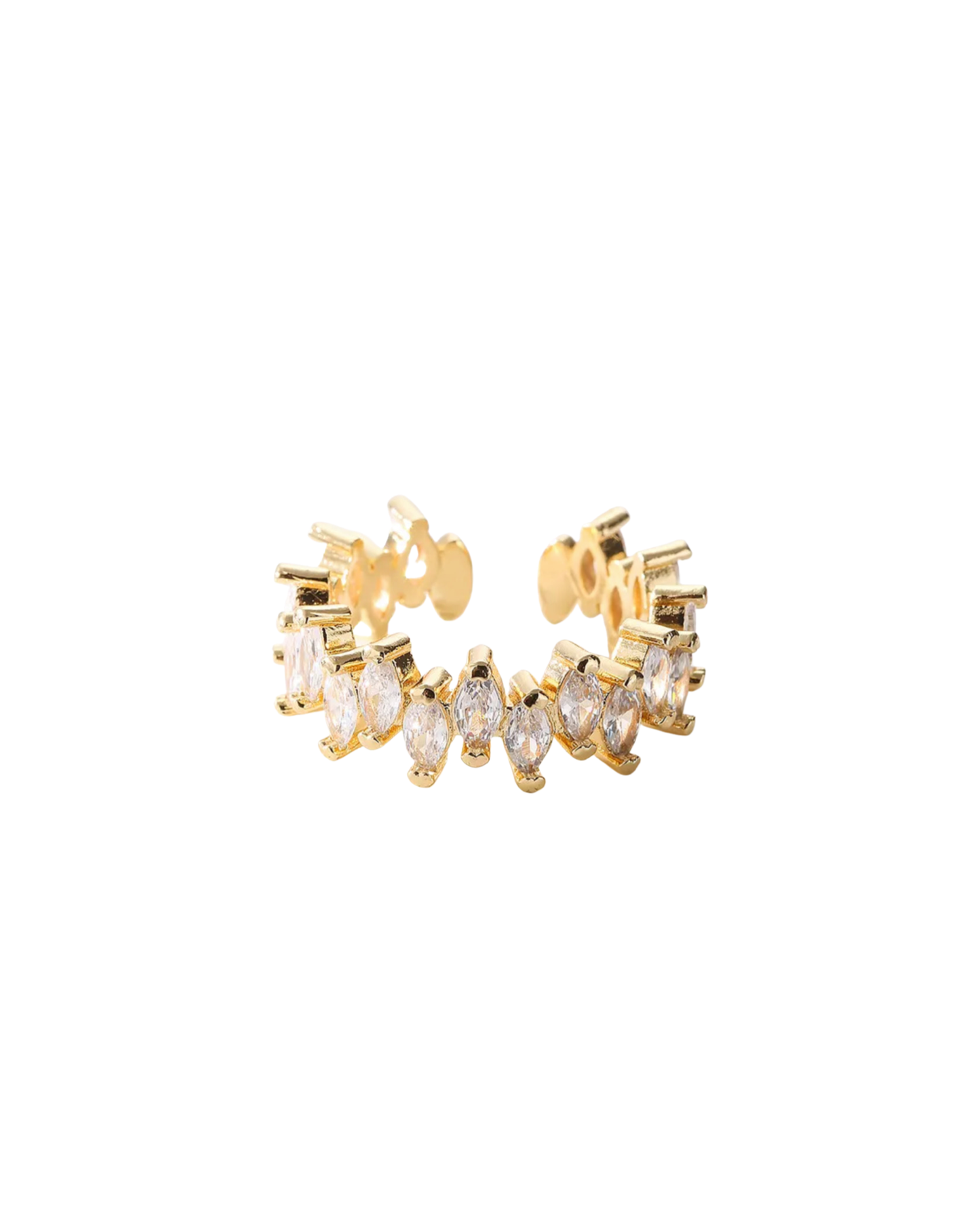 Love Pieces Leaves Creme Ring