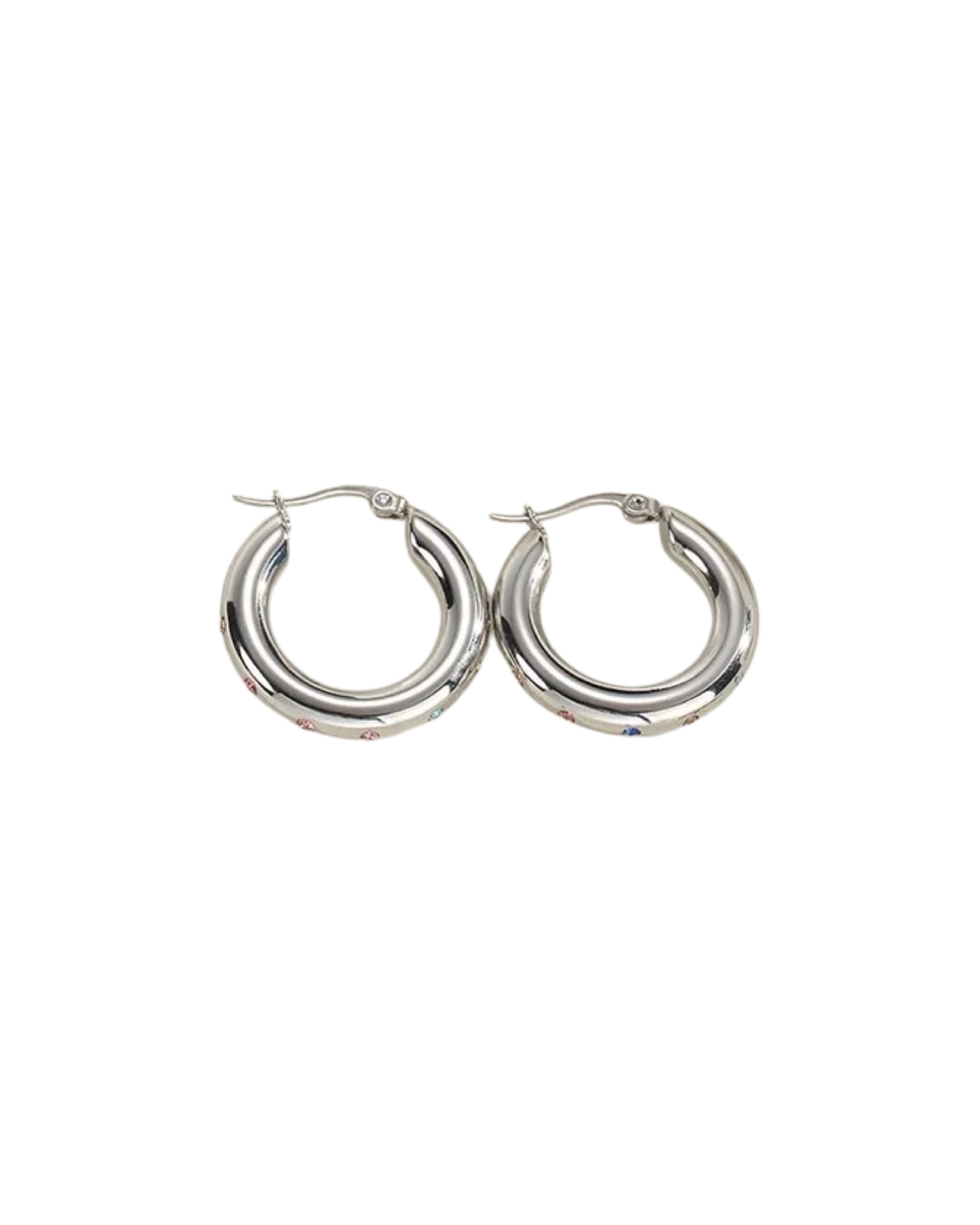 Love Pieces Colorful Creole silber