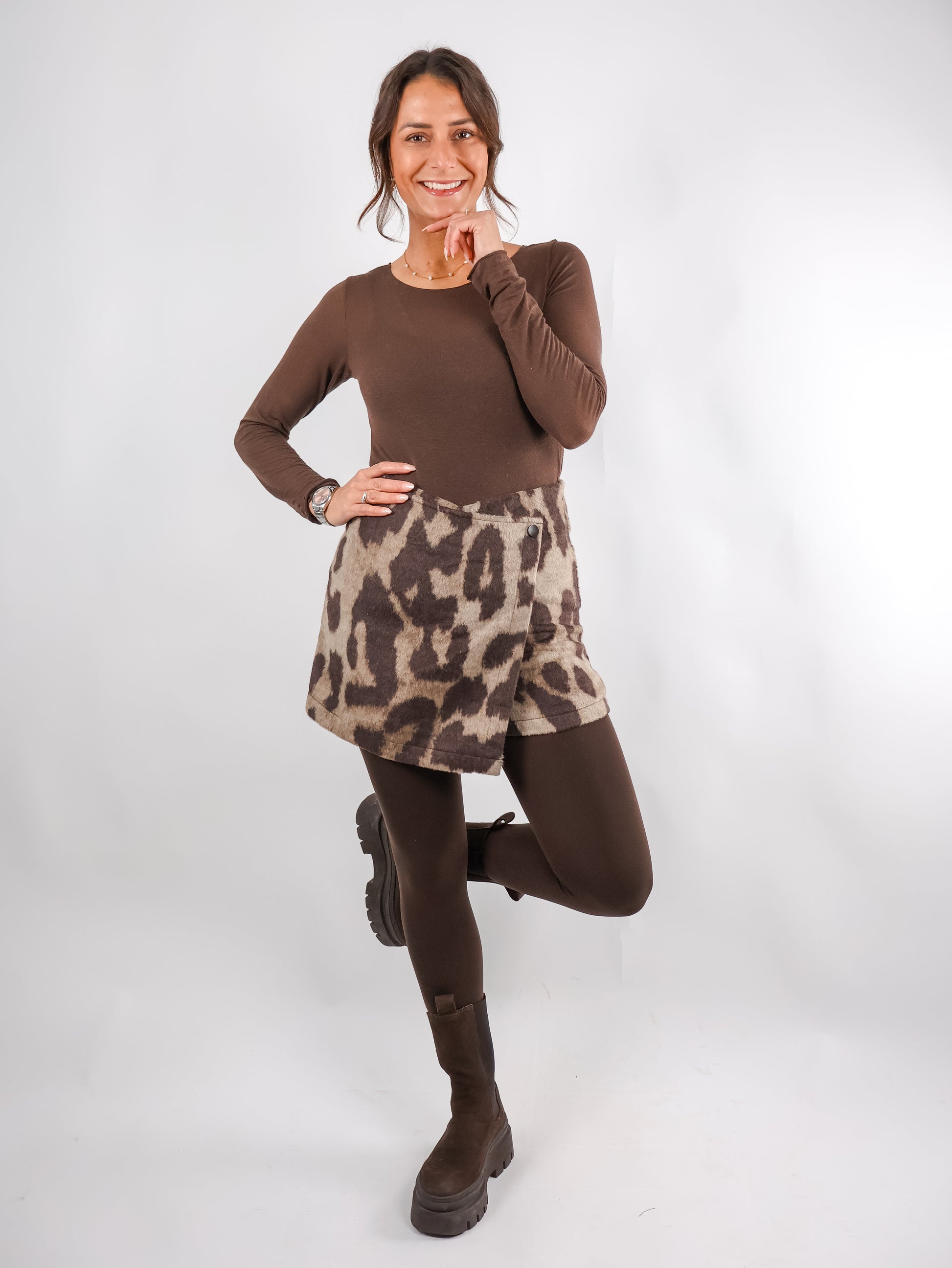 Hosenrock in Felloptik