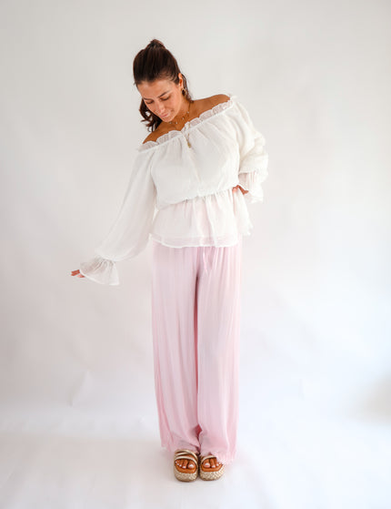 Seidenhose rosa