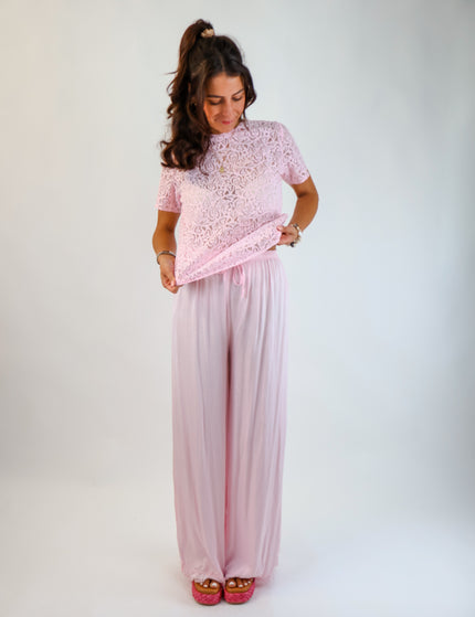 Alma Spitzenshirt Rosa