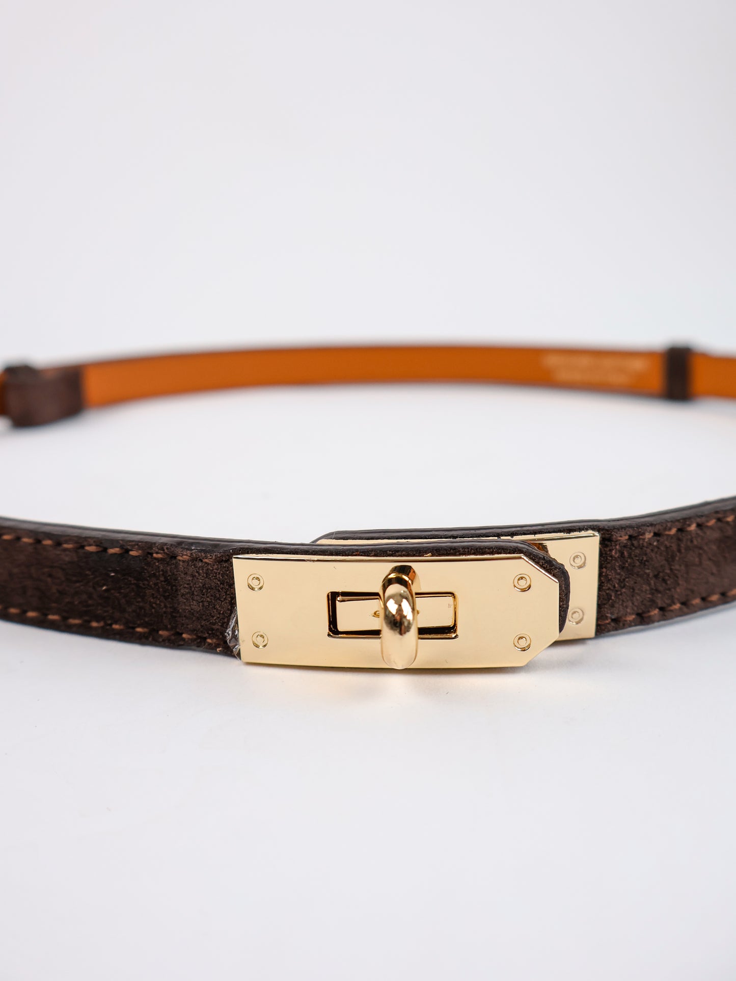 Taillengürtel 100% Leder Coffee