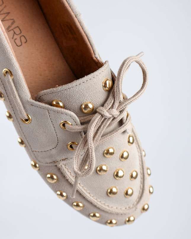 DWRS Latty Big Studs Loafer Sand