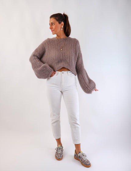 ★ Premium Kidmohair Pullover mit Ballonärmeln Kit