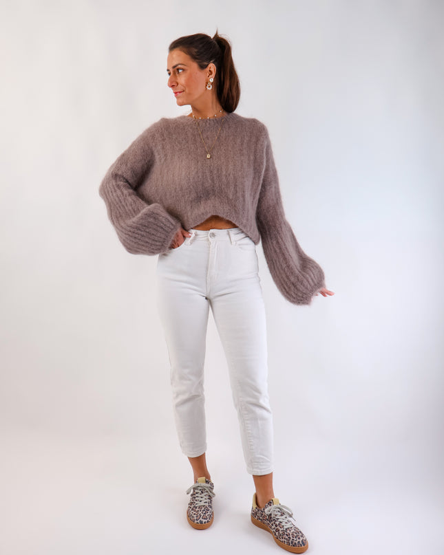 ★ Premium Kidmohair Pullover mit Ballonärmeln Kit