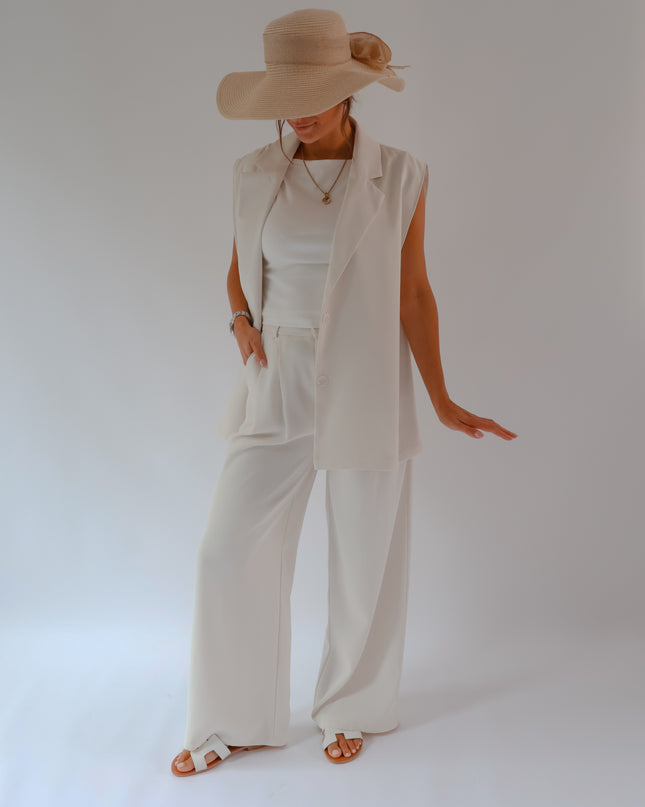 Classy Zweiteiler Creme