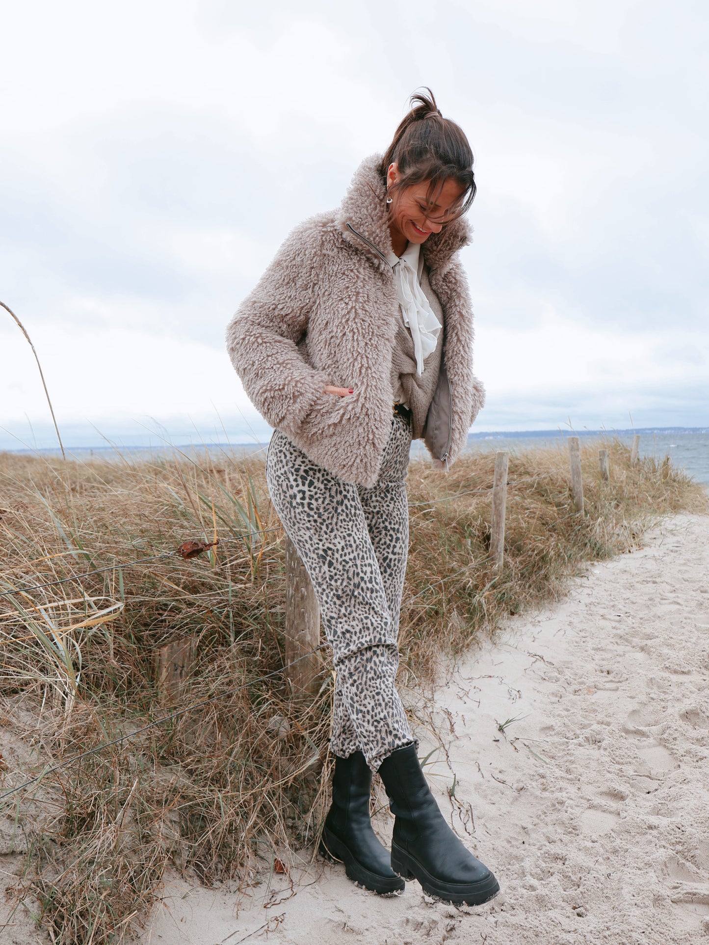 Rino & Pelle Sallie Jacke Taupe