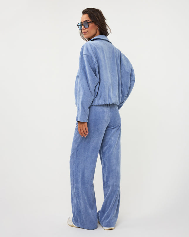 Esqualo Cord Bomberjacke Sky Blue