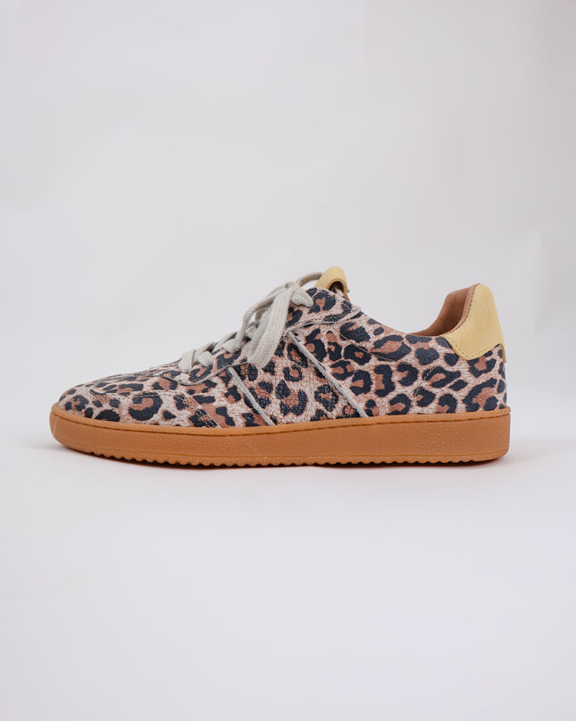 DWRS Poona Leopard Sneaker Low - Butter