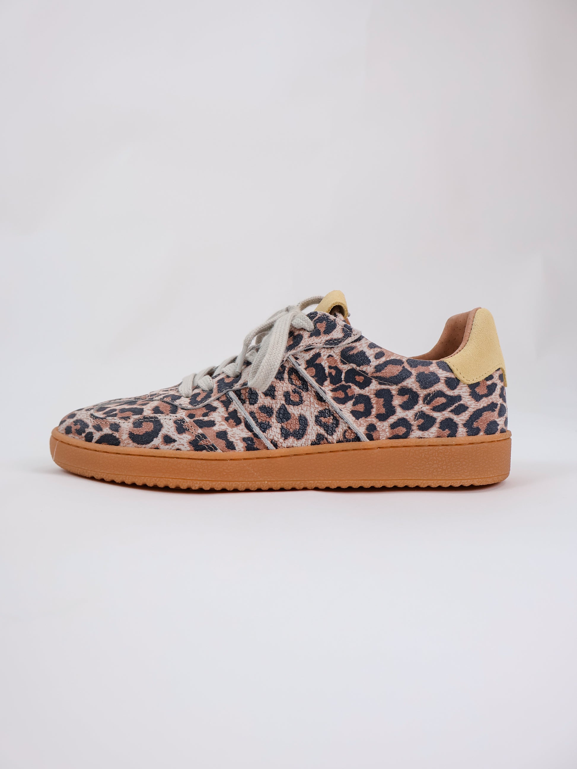 DWRS Poona Leopard Sneaker Low - Butter