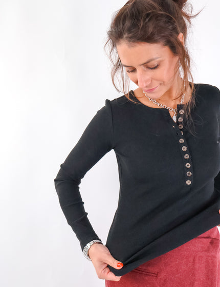 Basic Longsleeve Schwarz