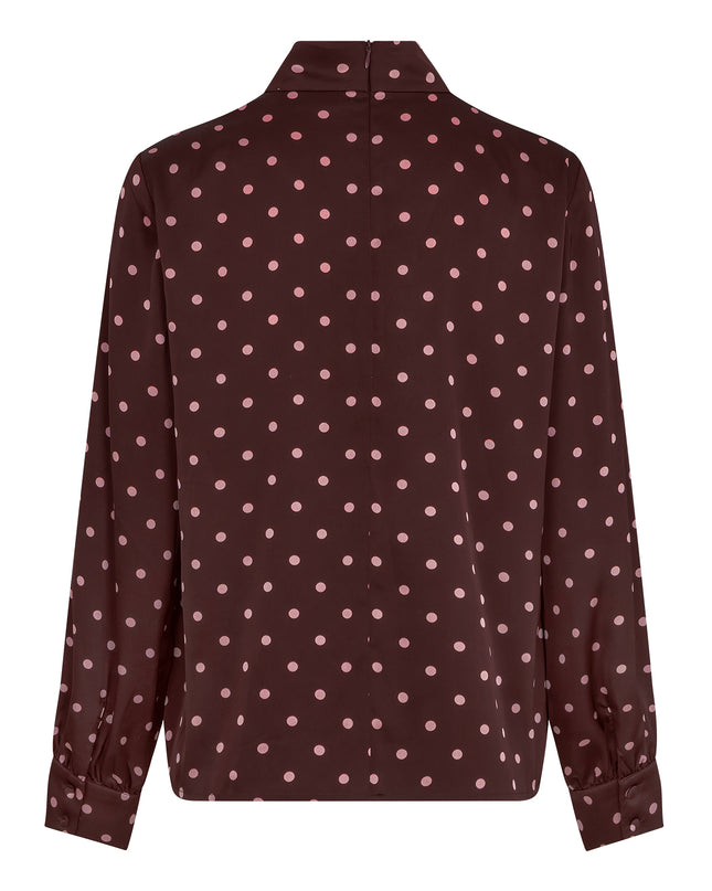 Studio Amaya Selya Bluse Bordeaux