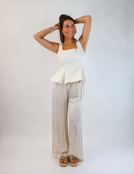 Schößchen Top Creme