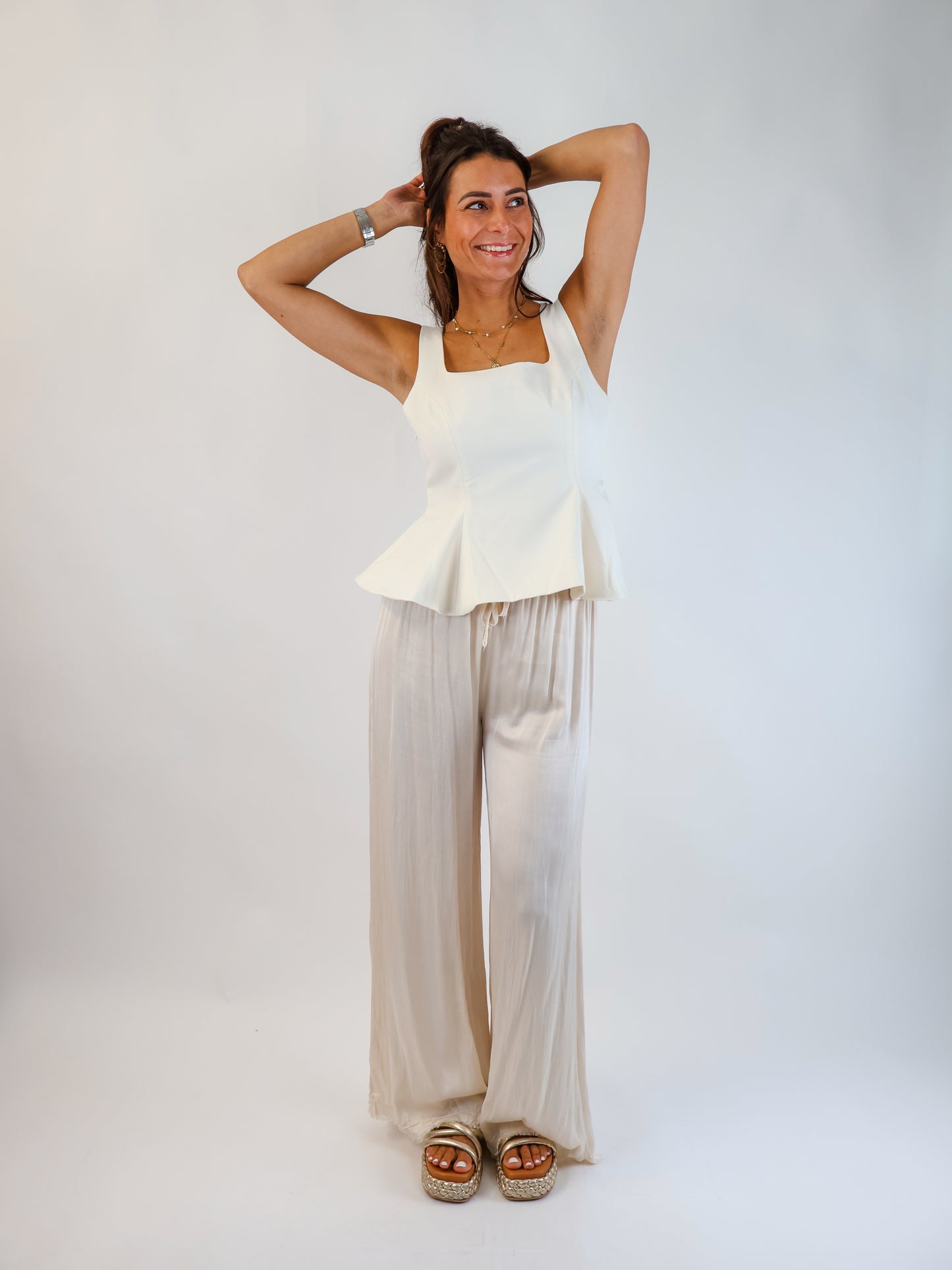 Schößchen Top Creme