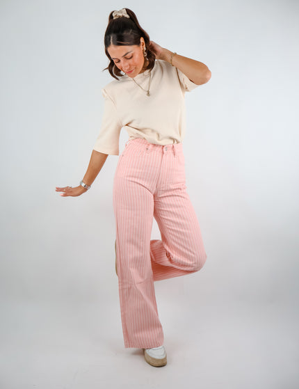 Melodie Streifenhose Blush
