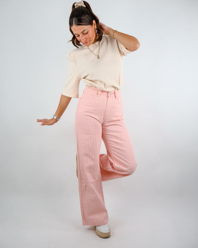 Melodie Streifenhose Blush