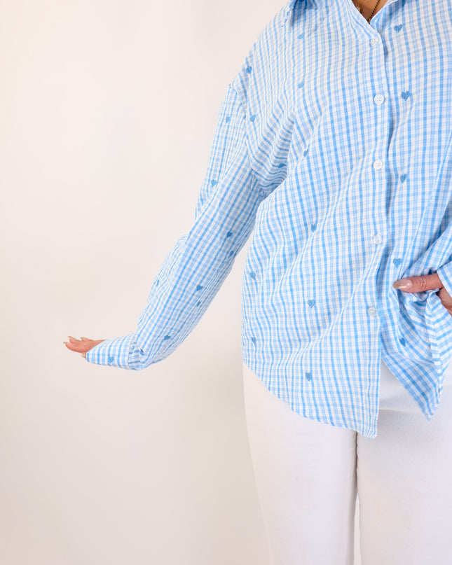 Lovely Bluse Hellblau