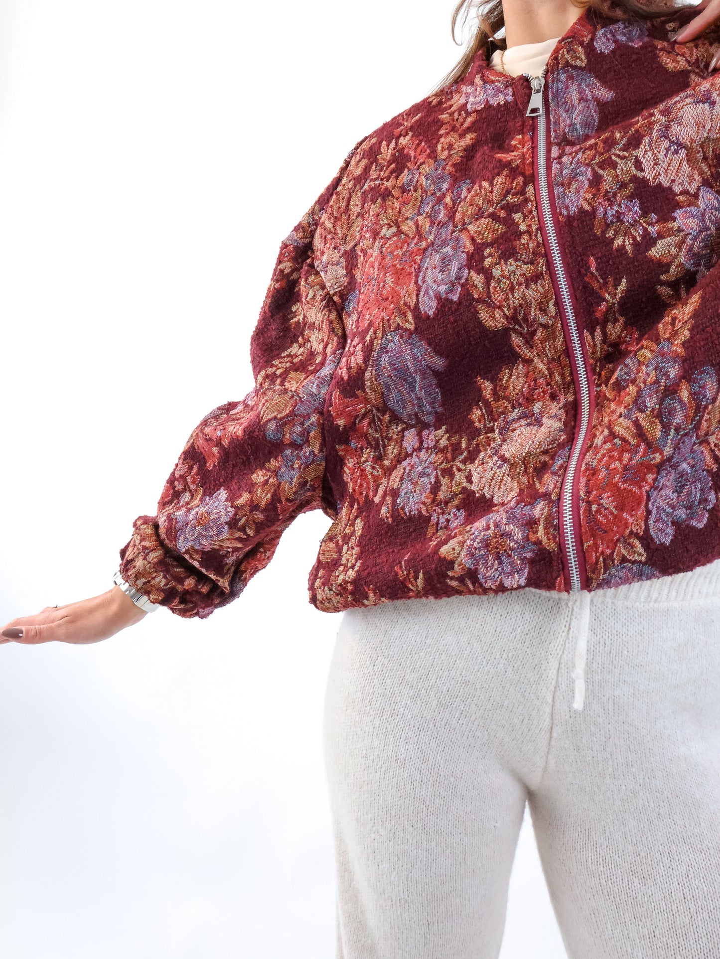 Roseanna Bomberjacke Bordeaux