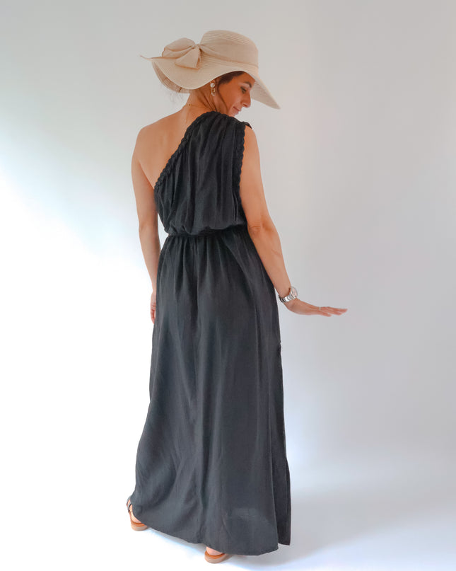 Romina Oneshoulder Schwarz